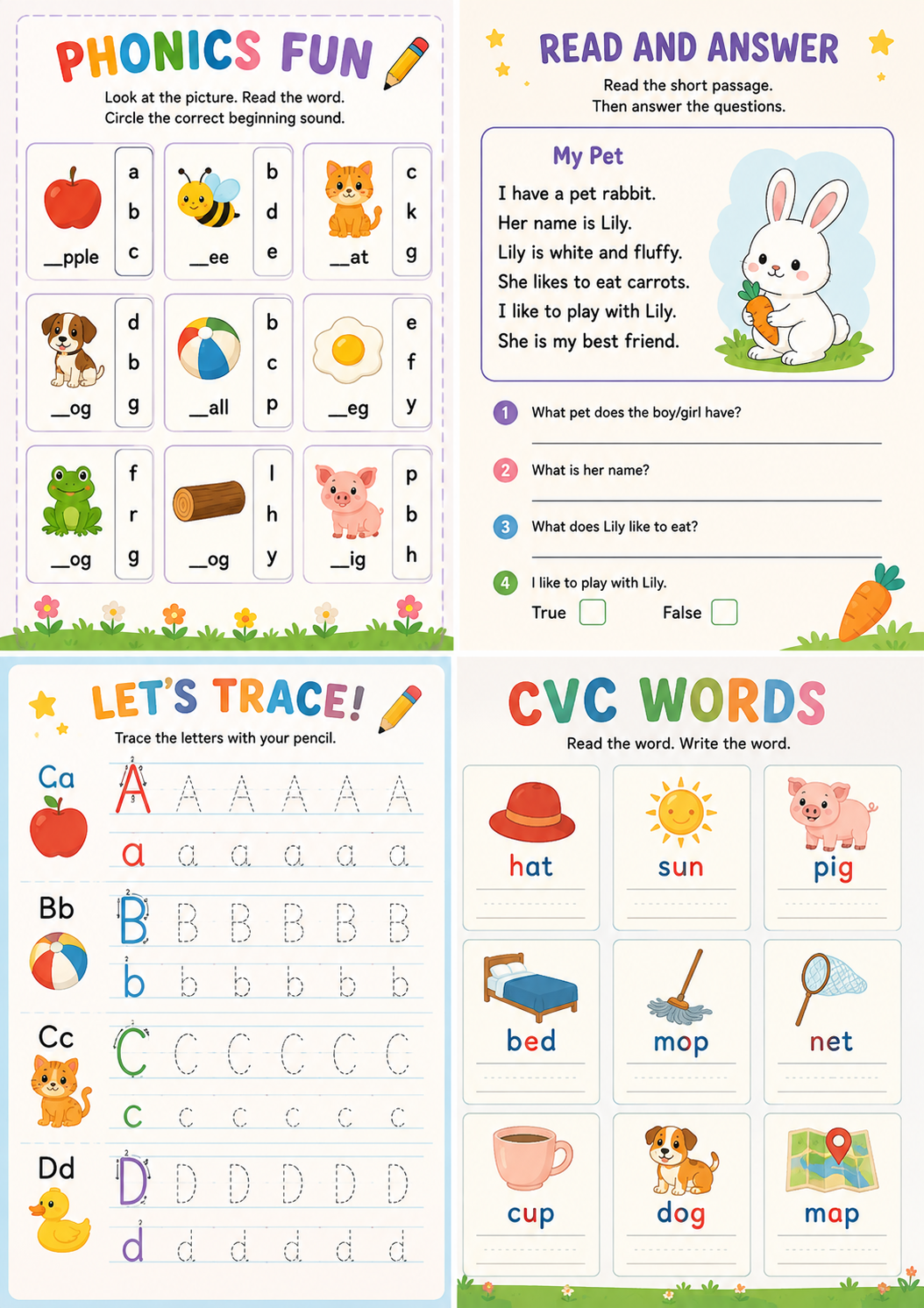 Coloring and creative activity sample